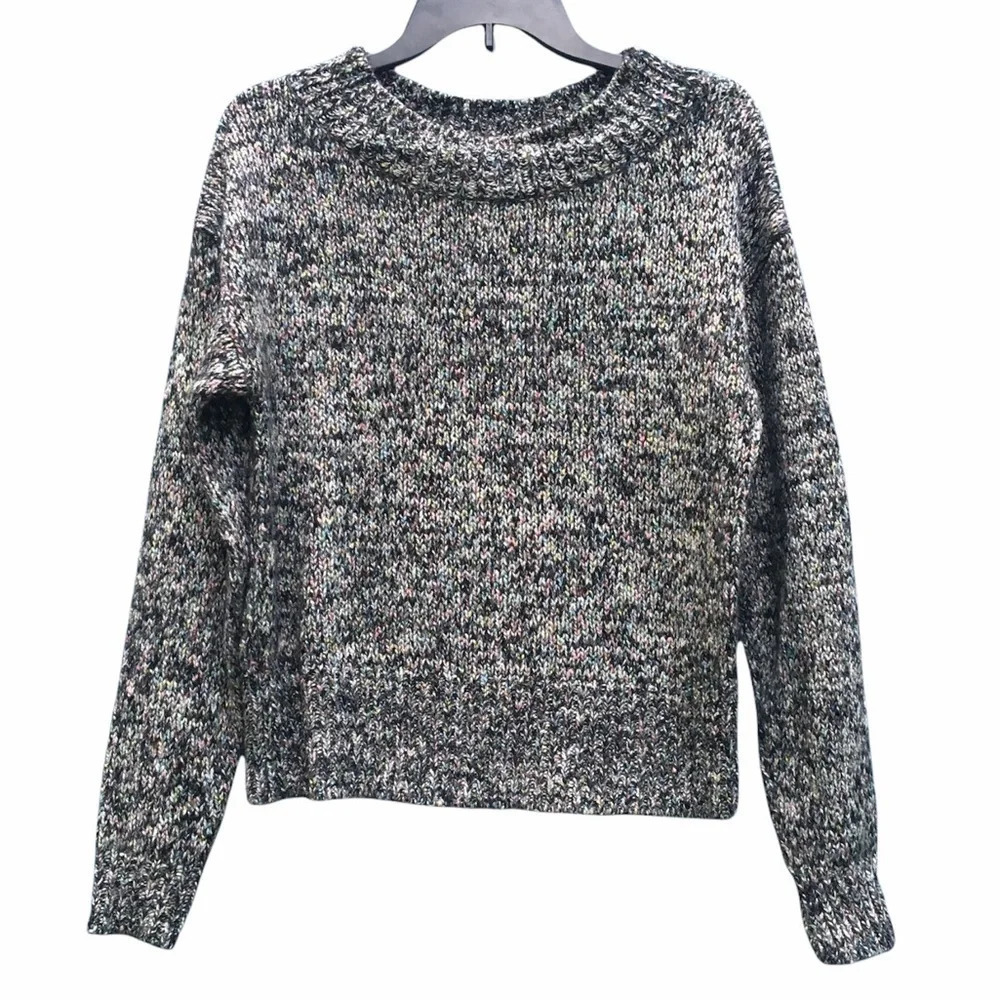 NWT BP Rainbow Marled Chunky Knit Pullover Small